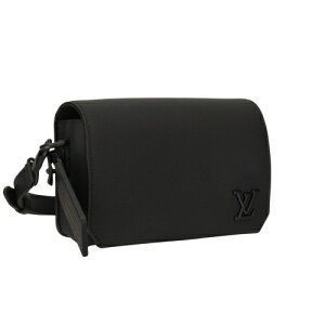 Louis Vuitton Black Wallet Bag Shoulder Fastline Wearable